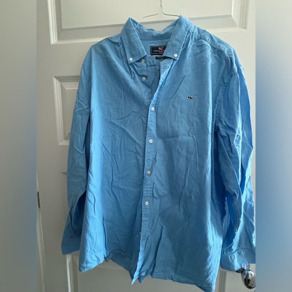 Vineyard Vines Whale Shirt Button Down XXL